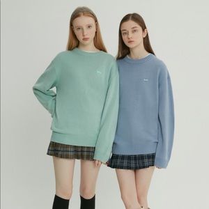Korean Blue Sweater